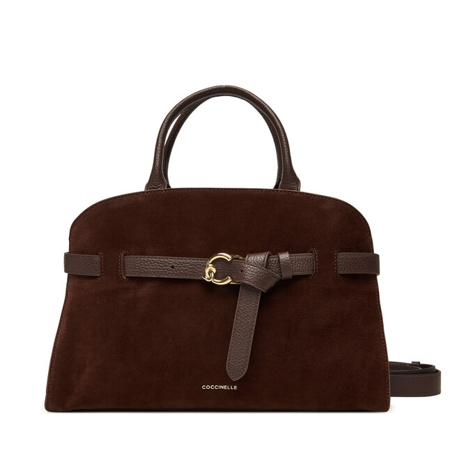 Torebka Coccinelle TLB Coccinellesabine Suede Bi E1 TLB 18 04 01 Brązowy