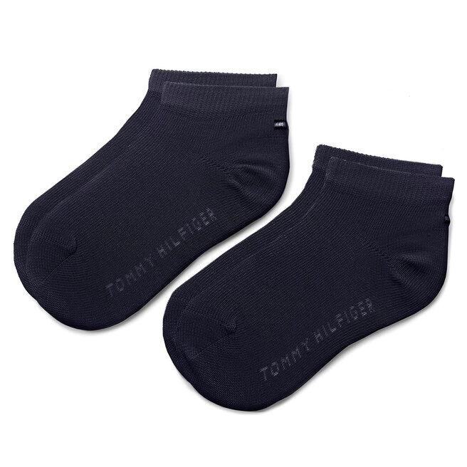 Σετ κοντές κάλτσες παιδικές 2 τεμαχίων Tommy Hilfiger 301390 Midnight Blue 563