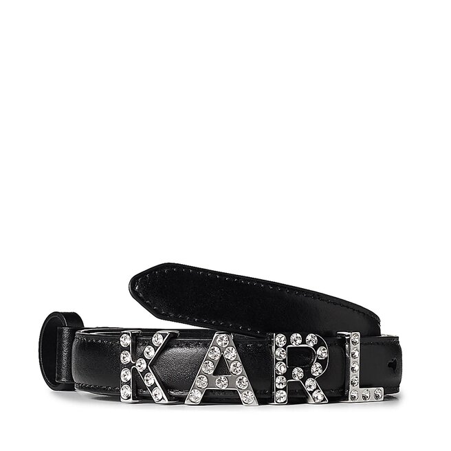 KARL LAGERFELD Dámský pásek KARL LAGERFELD 230W3104 Black 999