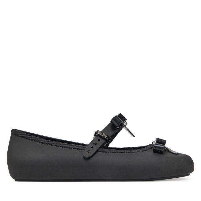 Baleriny Melissa Melissa Soft Ballerina Bow Ad M - Czarny