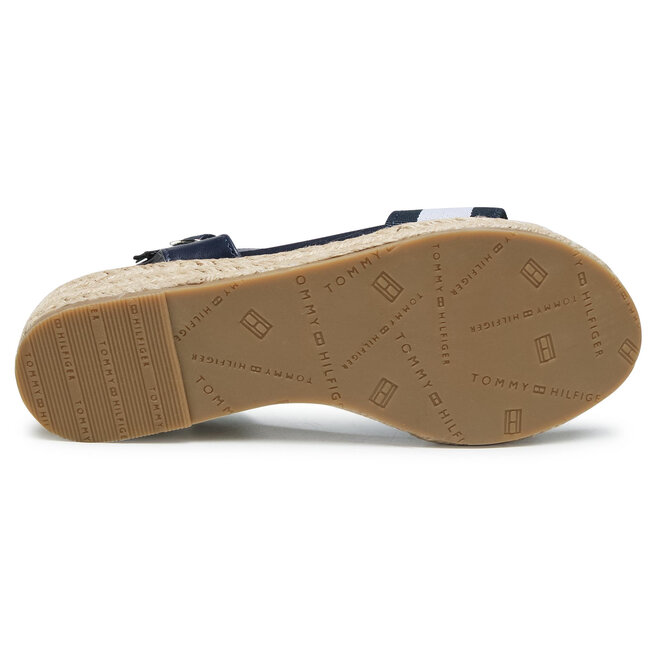 Tommy Hilfiger Espadrilles Tommy Hilfiger Rope Wedge Sandal T3A2-31053-0048Y004 M Blue/White/Red Y004