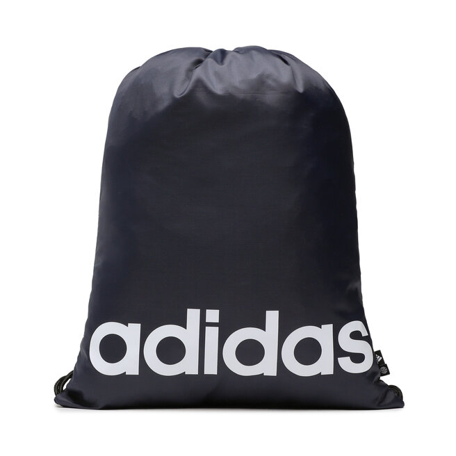Rucsac tip sac adidas Linear Gymsack HR5356 Shanav/Black/White