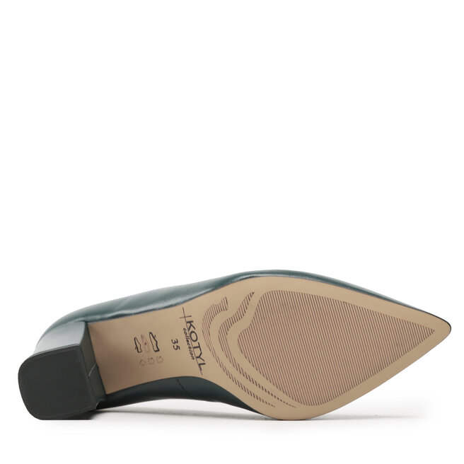 Kotyl Halbschuhe Kotyl 3717 Zielony Lico