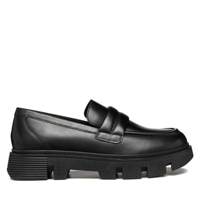 Loafersy Geox D Vilde D46UAC 00043 - Czarny