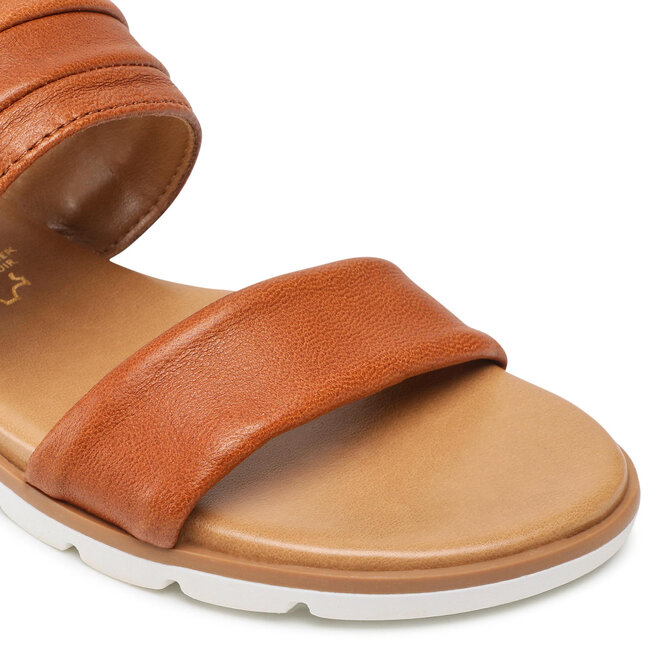 Marco tozzi top sandalen cognac