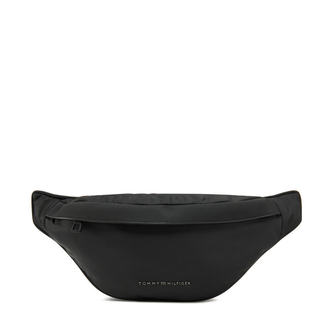 Saszetka nerka Tommy Hilfiger Th Repreve Bumbag - Czarny