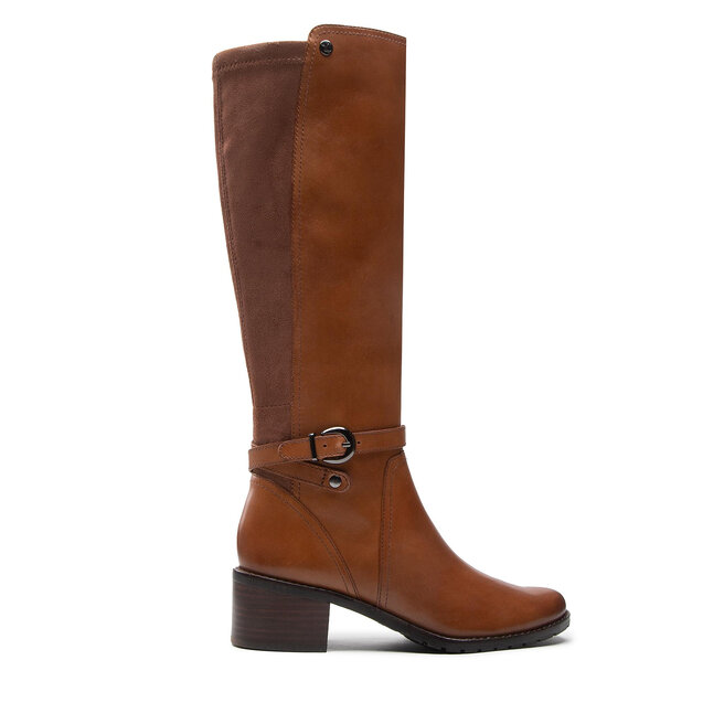 Caprice Kozačky Caprice 9-25520-29 Cognac Comb 313