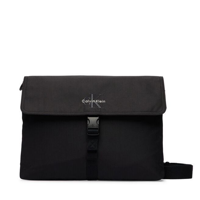 Saszetka Calvin Klein Bold Laptop Sleeve W/ Strap (Nyl LV04D1222G Czarny -