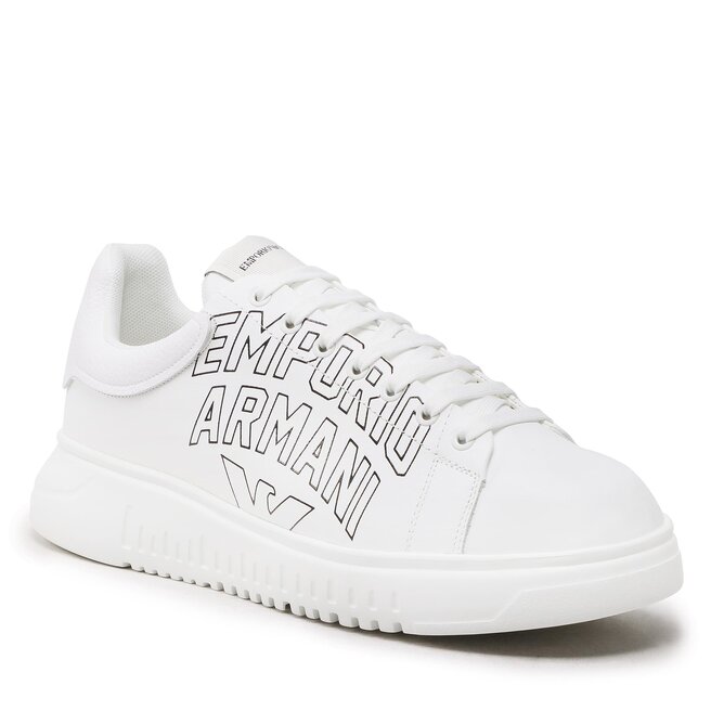 Sneakers Emporio Armani X4X264 XN732 A222 White/White A222 imagine noua