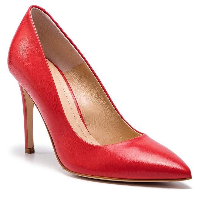Pantofi cu toc subțire Solo Femme 34201-A8-I85/000-04-00 Roșu 34201-A8-I85/000-04-00 34201-A8-I85/000-04-00