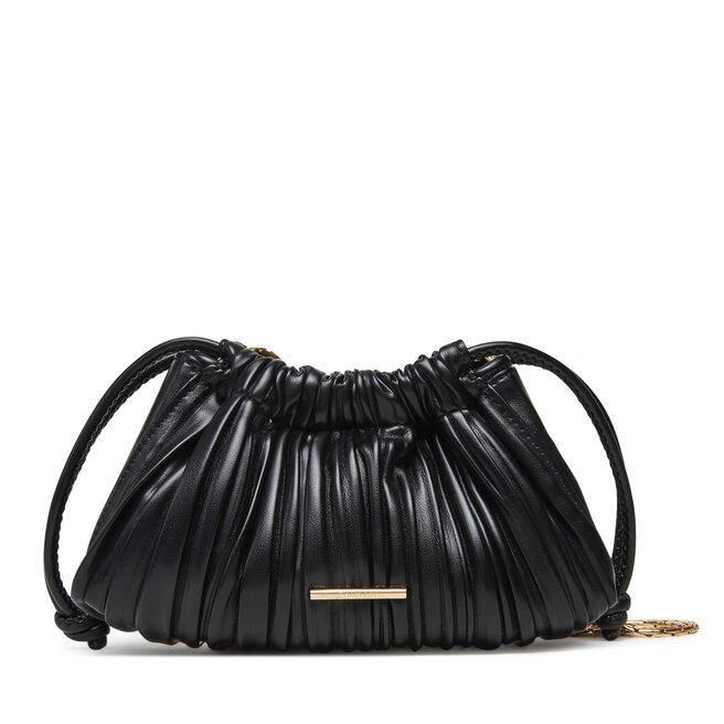 Torebka Calvin Klein Drawstring Plisse Conv Mini Cb P - Czarny