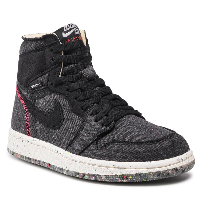 Batai Nike Air Jordan 1 High Zoom CW2414 001 Black/Flash Crimson/Wolf Grey  • Www.eavalyne.lt