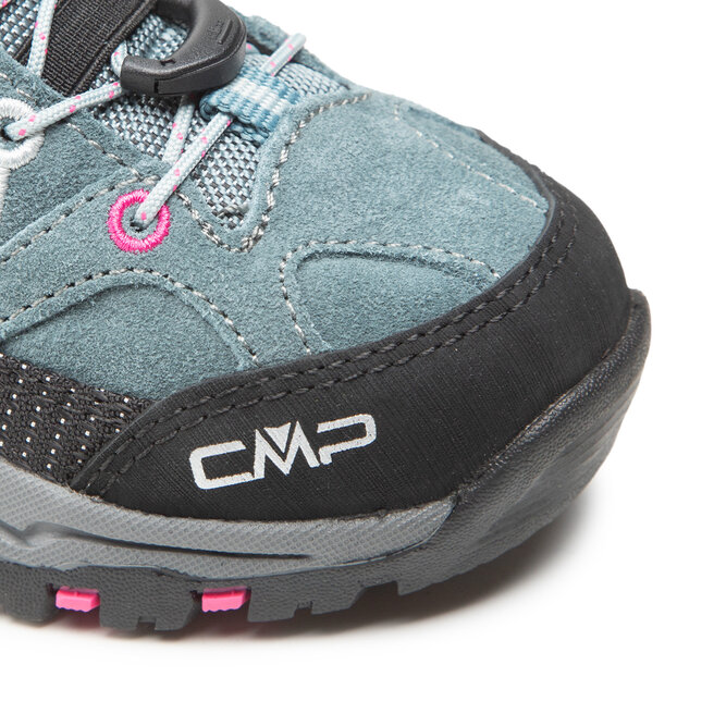 Trekkingschuhe CMP Kids Rigel Mid Trekking Shoe Wp 3Q12944 Mineral Green/Purple  Fluo