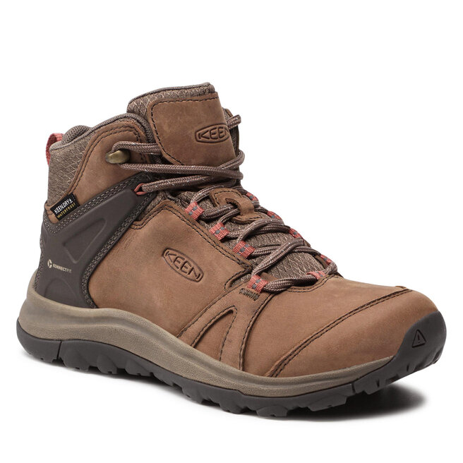 Trekkings Keen Terradora II Leather Mid Wp 1023728 Brindle/Redwood