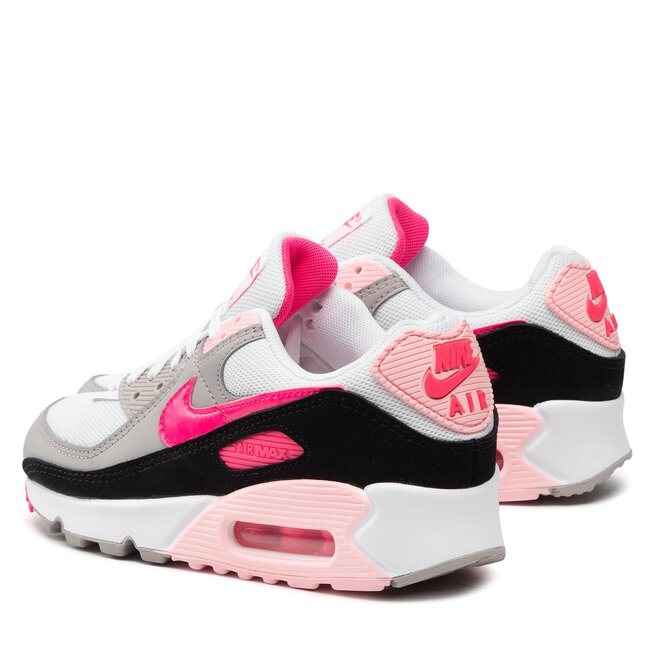 pink black and white nike air max 90