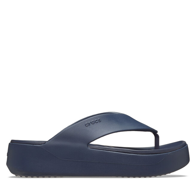 Japonki Crocs Getaway Platform Flip - Granatowy