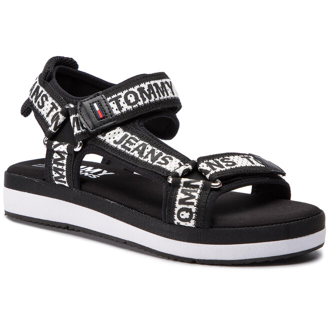 Sandalias Tommy Jeans Mesh Webbing Sporty Sandal EN0EN00568 Black