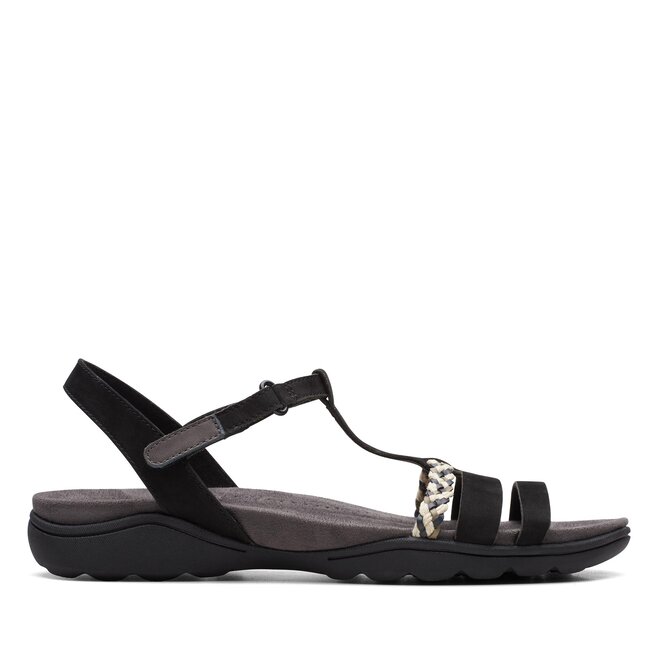 Sandały Clarks Amanda Tealite - Czarny
