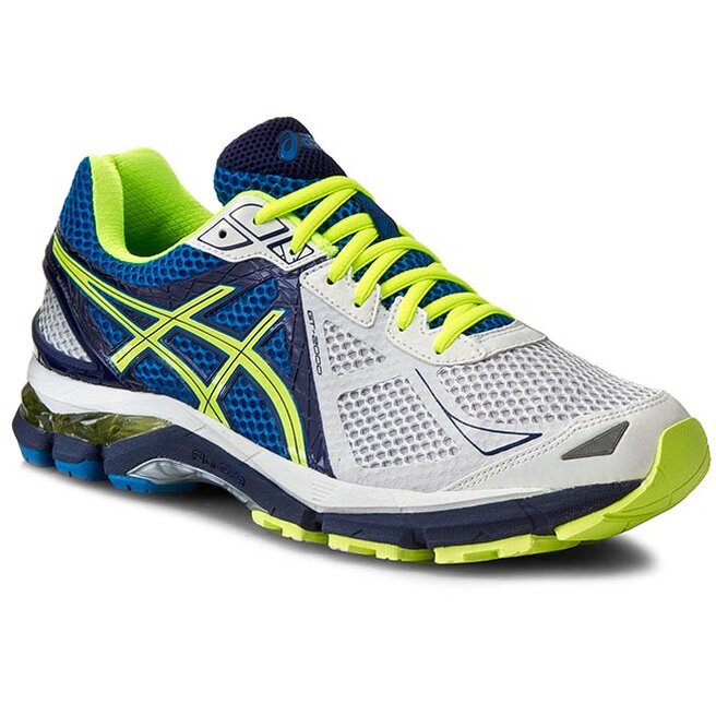 Buty Asics GT 2000 3 T500N White Flash Yellow Indigo Blue