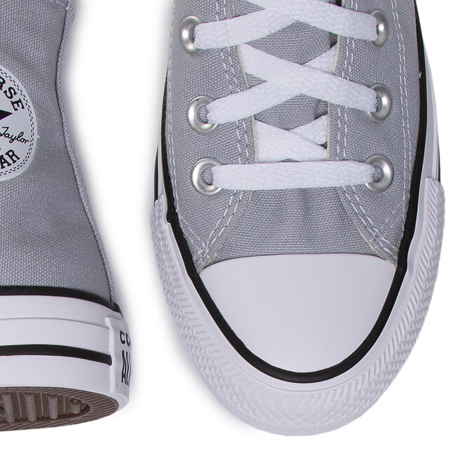 Кеди Converse Ctas Hi 166705C Wolf Grey • Eobuv.com.ua