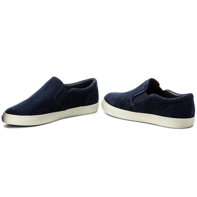 Clarks Teniszcipő Clarks Glove Puppet 261312634 Navy Suede