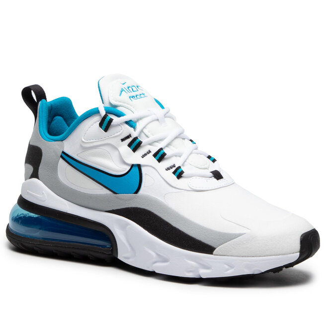 Buty Nike Air Max 270 React CT1280 101 White Laser Blue Wolf Grey