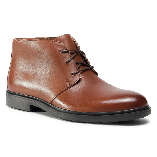 Clarks Bakancs Clarks Un Tailor Mid 261446787 Tan Leather