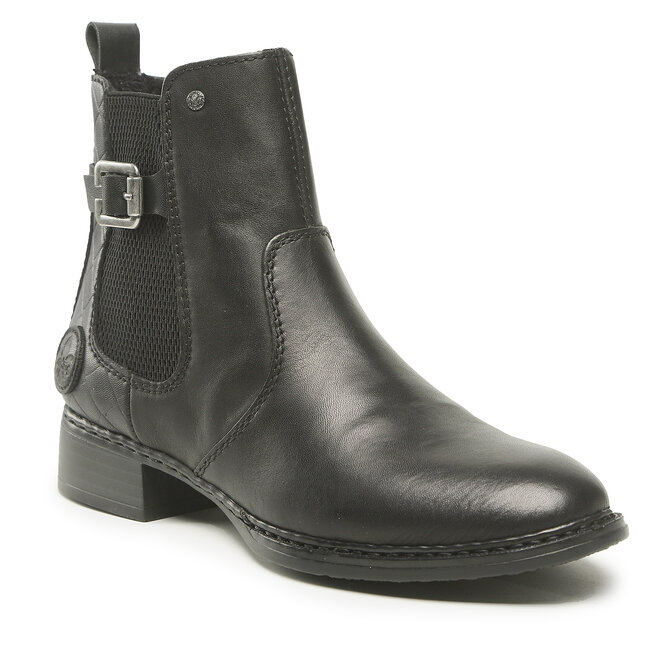 Botine Rieker 73485-00 Schwarz