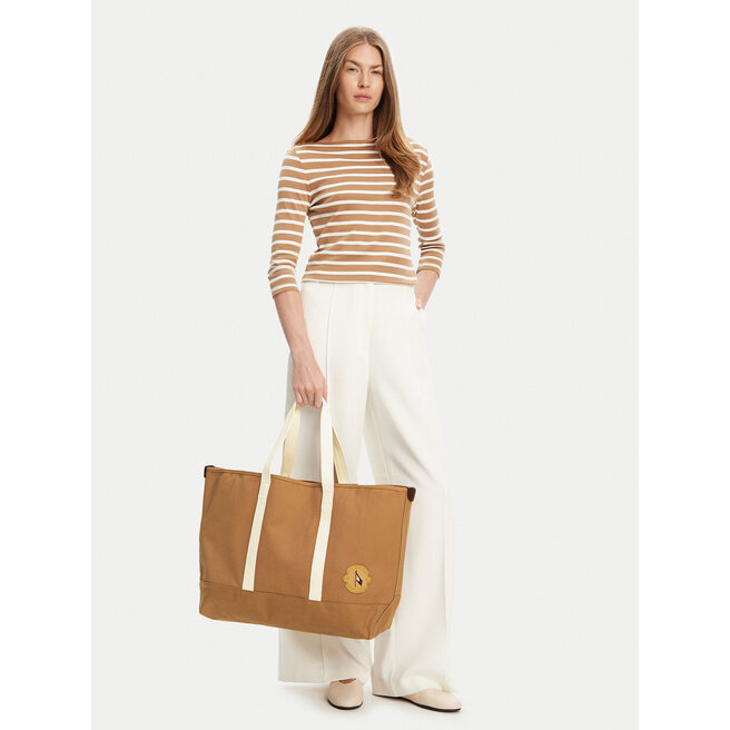 Torebka Tommy Hilfiger Th Summer Tote AM0AM13557 Brązowy -