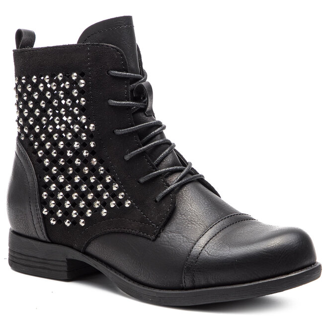 Botki DeeZee WS998 01 Czarny eobuwie .pl