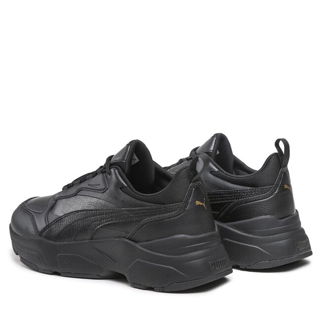 Puma Сникърси Puma Cassia Sl 385279 02 Black/Black/Puma Team Gold