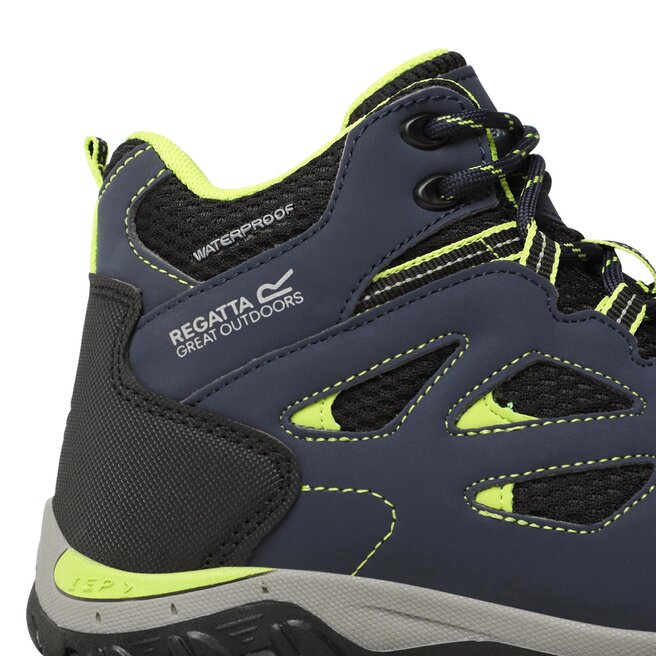 Regatta Trekkings Regatta Holcombe Iep Mid Jnr RKF573 Navy/Lime Punch 9TD