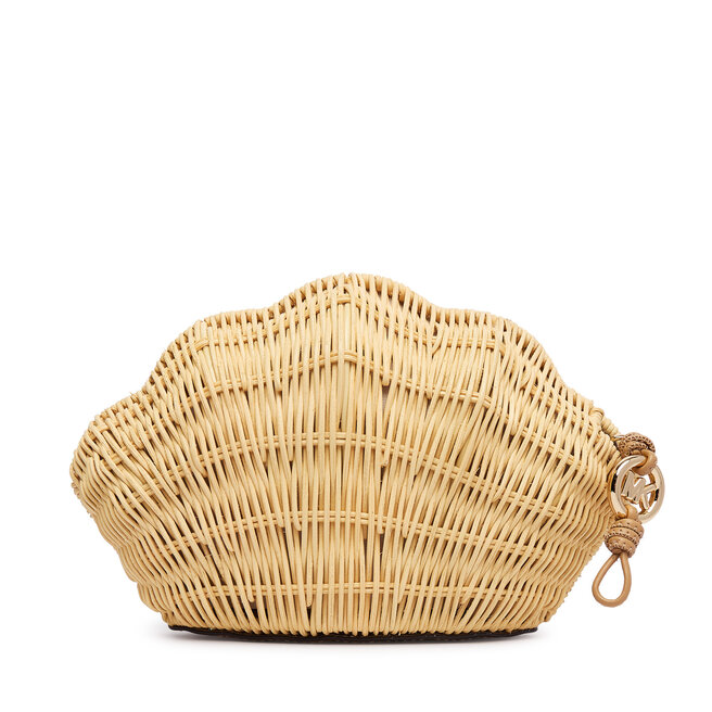 Torebka MICHAEL Michael Kors Shelly 30S6G16C5W Beżowy -