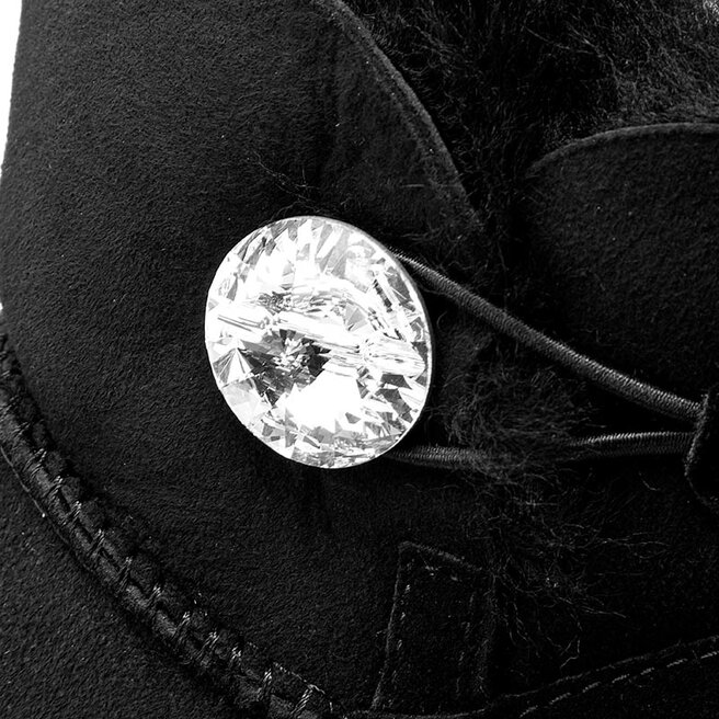 Ugg Обувки Ugg W Mini Bailey Button Bling 1016554 W/Blk