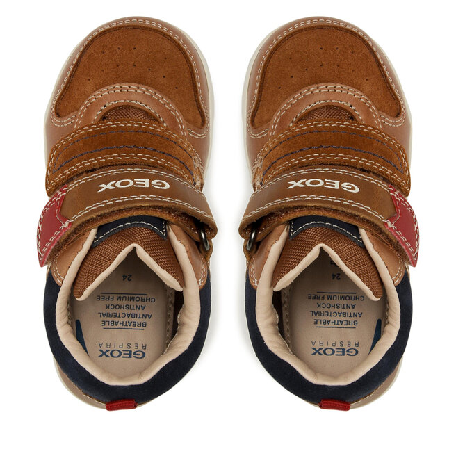 Geox Bakancs Geox B New Flick B. A B161LA 022ME C6381 S Lt Brown/Navy