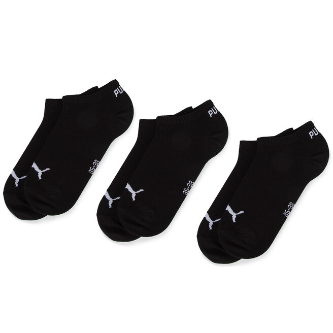 Puma Sada 3 párů nízkých ponožek unisex Puma 261080001 Black 200
