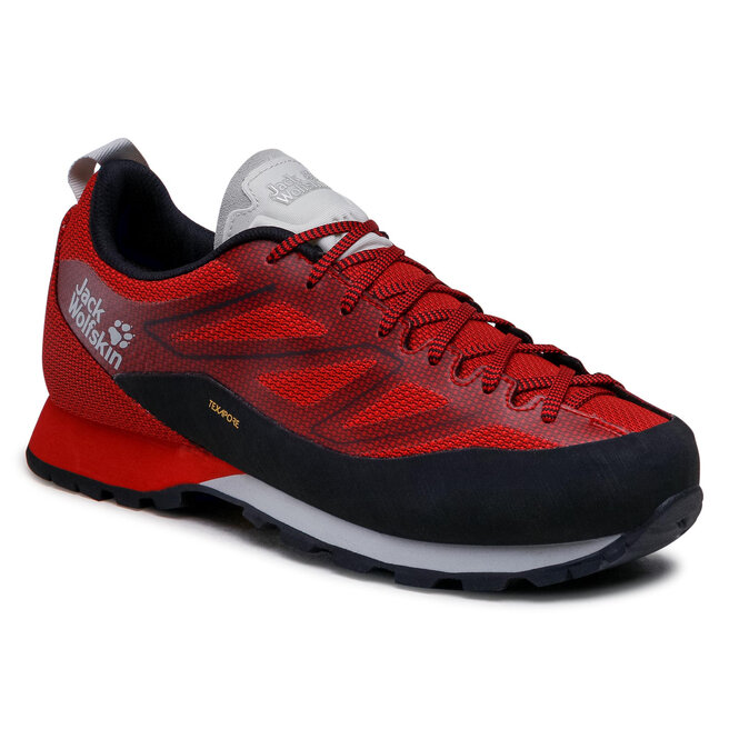 Trekkings Jack Wolfskin Scrambler 2 Texapore Low M 4045461 Black/Red 4045461 imagine noua gjx.ro