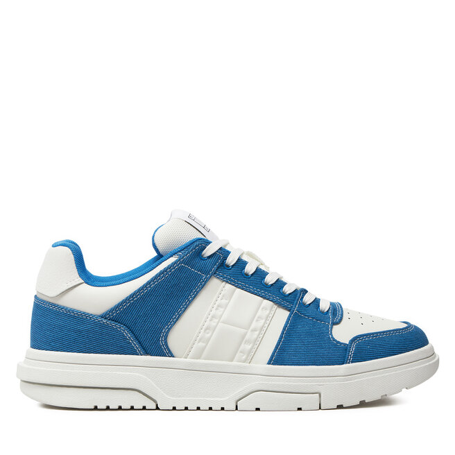 Sneakersy Tommy Jeans The Brooklyn Mix Material - Niebieski