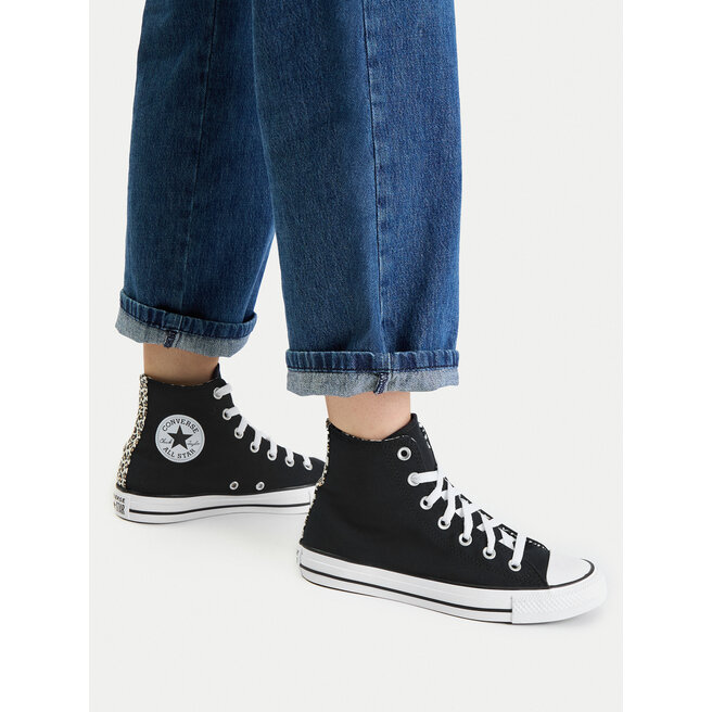 Trampki Converse Chuck Taylor All Star Leopard A14940C Czarny - kobiece