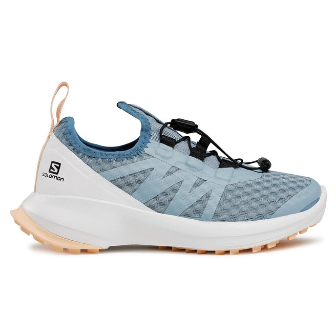 Salomon Обувки Salomon Sense Flow J 413033 09 W0 Ashley Blue/White/Almond Cream
