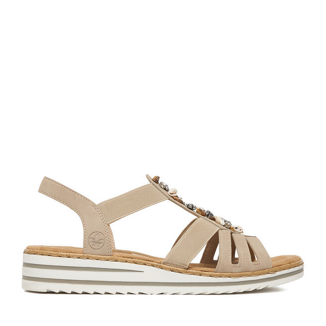 Sandały Rieker CEO-V0649-62 Beżowy - kobiece