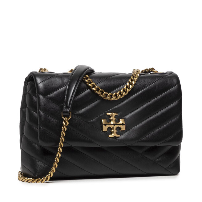 tory burch kira chevron small black