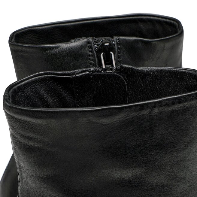 Calvin Klein Botine Calvin Klein Curved Stil Ankle Boot 80 HW0HW01541 Ck Black BEH