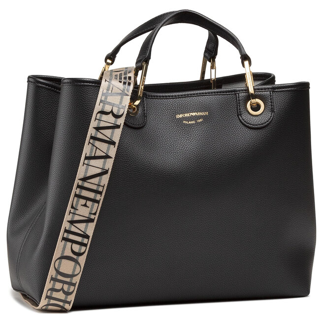boy Pledge seriously Geantă Emporio Armani Y3D165 YFO5B 85218 Nero/Silver | epantofi.ro
