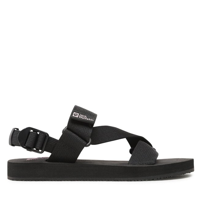 Sandały Jack Wolfskin Urban Entdeckung Belt Sandal W - Czarny