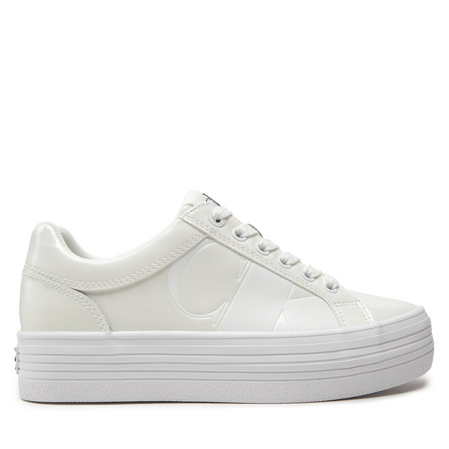 Sneakersy Calvin Klein Jeans Bold Vulc Flatf Low Lth Nbs Mr - Biały
