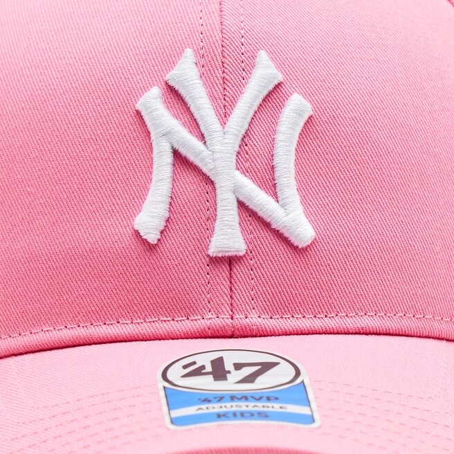 47 Brand Czapka z daszkiem 47 Brand MLB New York Yankees Raised Basic '47 MVP B-RAC17CTP-RSA Rose