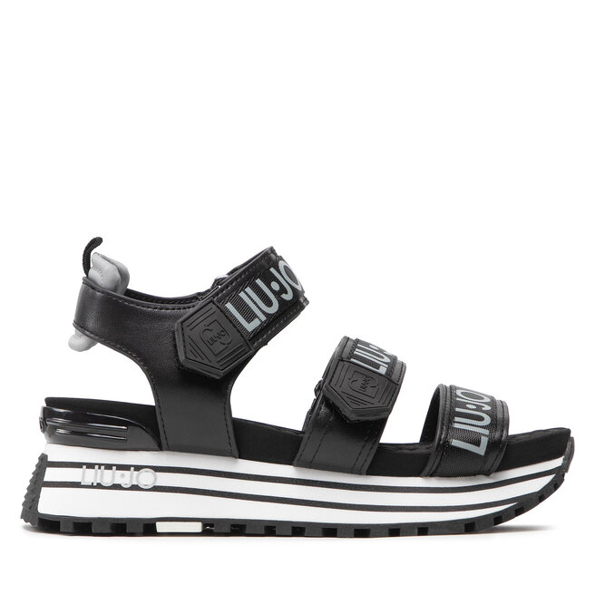 Liu Jo Sandalen Liu Jo Maxi Wonder Printed Sandal 7 BA2145 TX121 Black/Ciment S1084
