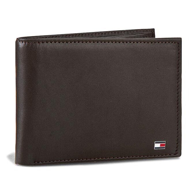Duży Portfel Męski Tommy Hilfiger Eton Cc And Coin Pocket - Brązowy
