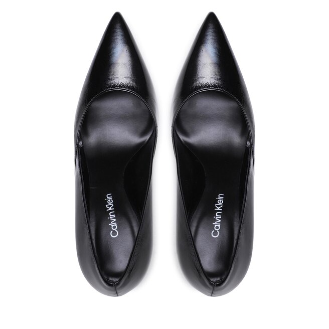 Calvin Klein Pantofi cu toc subțire Calvin Klein Geo Stiletto Pump HW0HW01638 Ck Black BAX